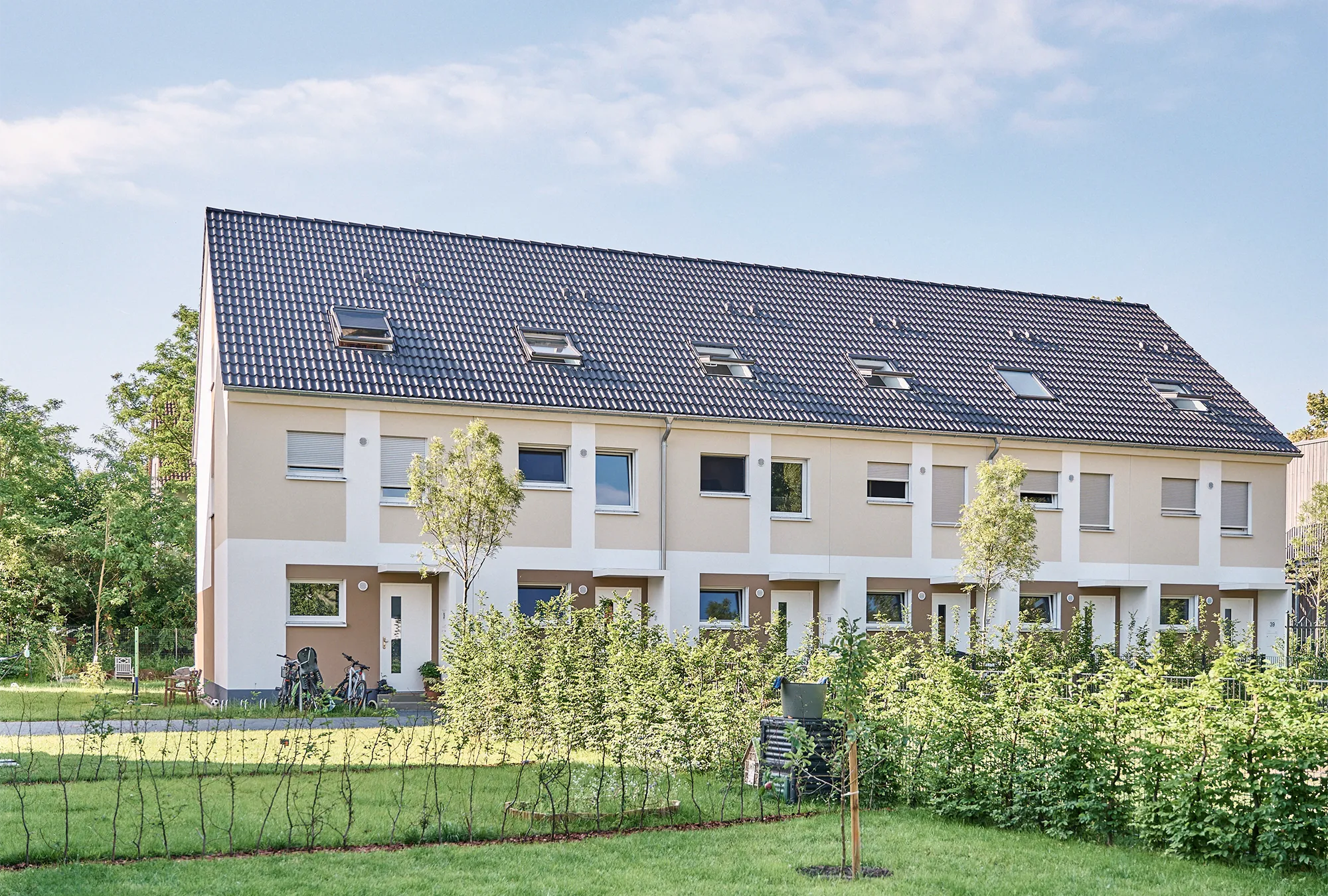 Reihenhaus Quartier Berlin-Pankow Außenansicht