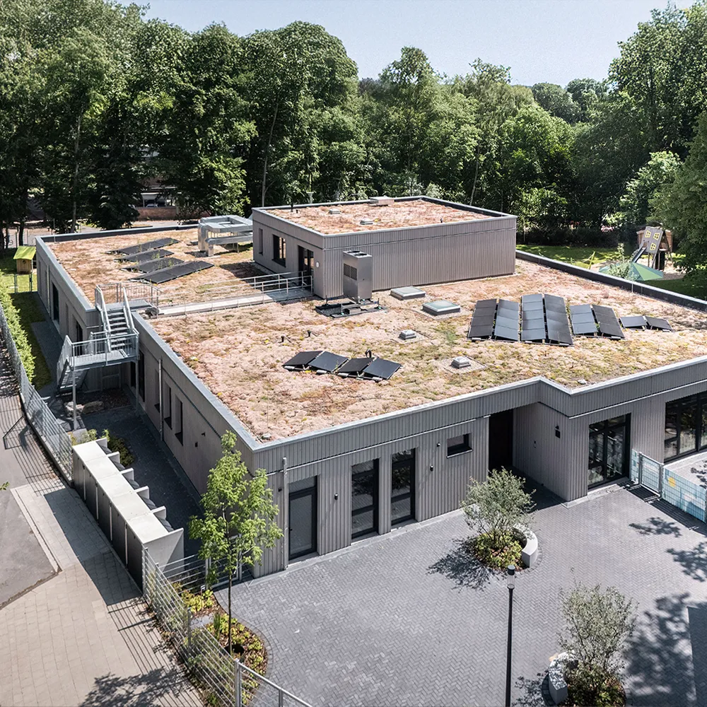 Roreger_Objektart_Oeffentliche_Bauten_Kita_Hilden_2 Roreger Holzbau Öffentliche Bauten Gebäude