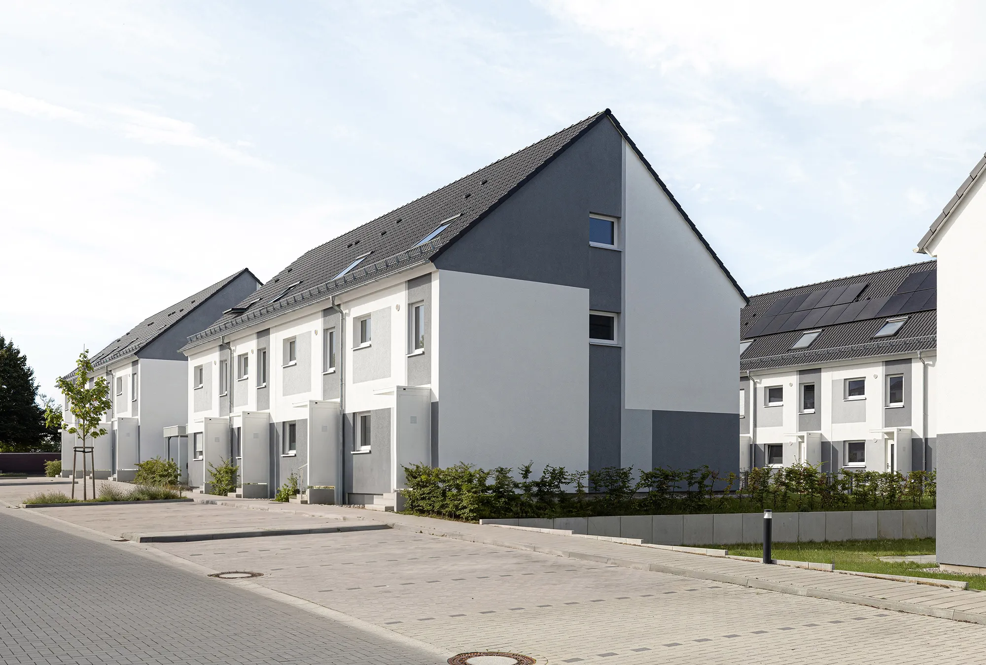 Reihenhaus-Quartier Mehrfamilienhaus Bad Segeberg Außenansicht