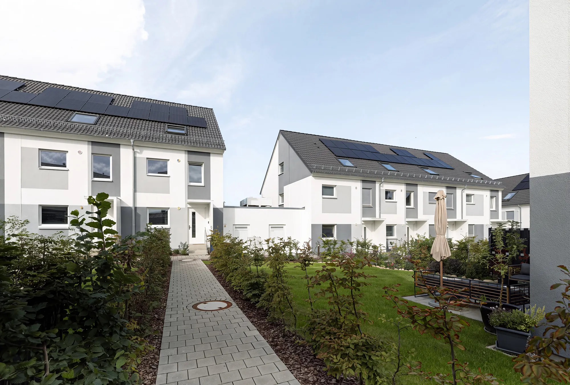 Reihenhaus-Quartier Mehrfamilienhaus Bad Segeberg Außenansicht