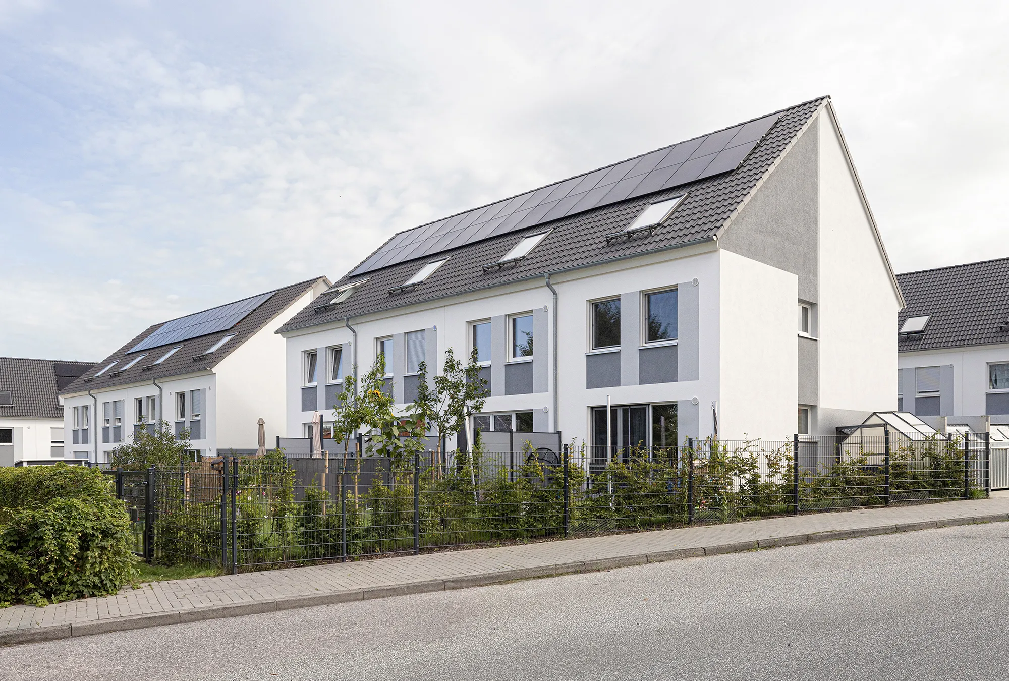 Reihenhaus-Quartier Mehrfamilienhaus Bad Segeberg Außenansicht